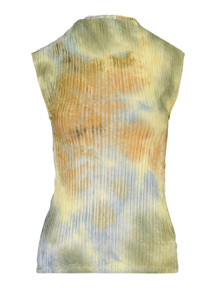 Giallo Polyester Women Tank Top