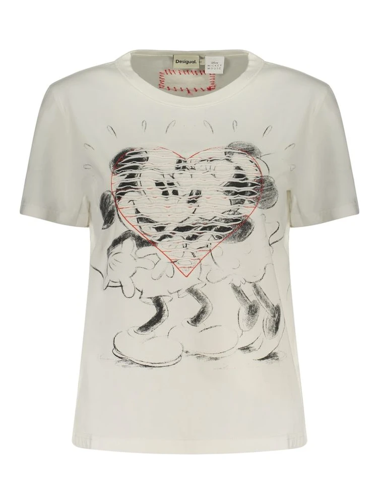 White Cotton Women T-Shirt alternative