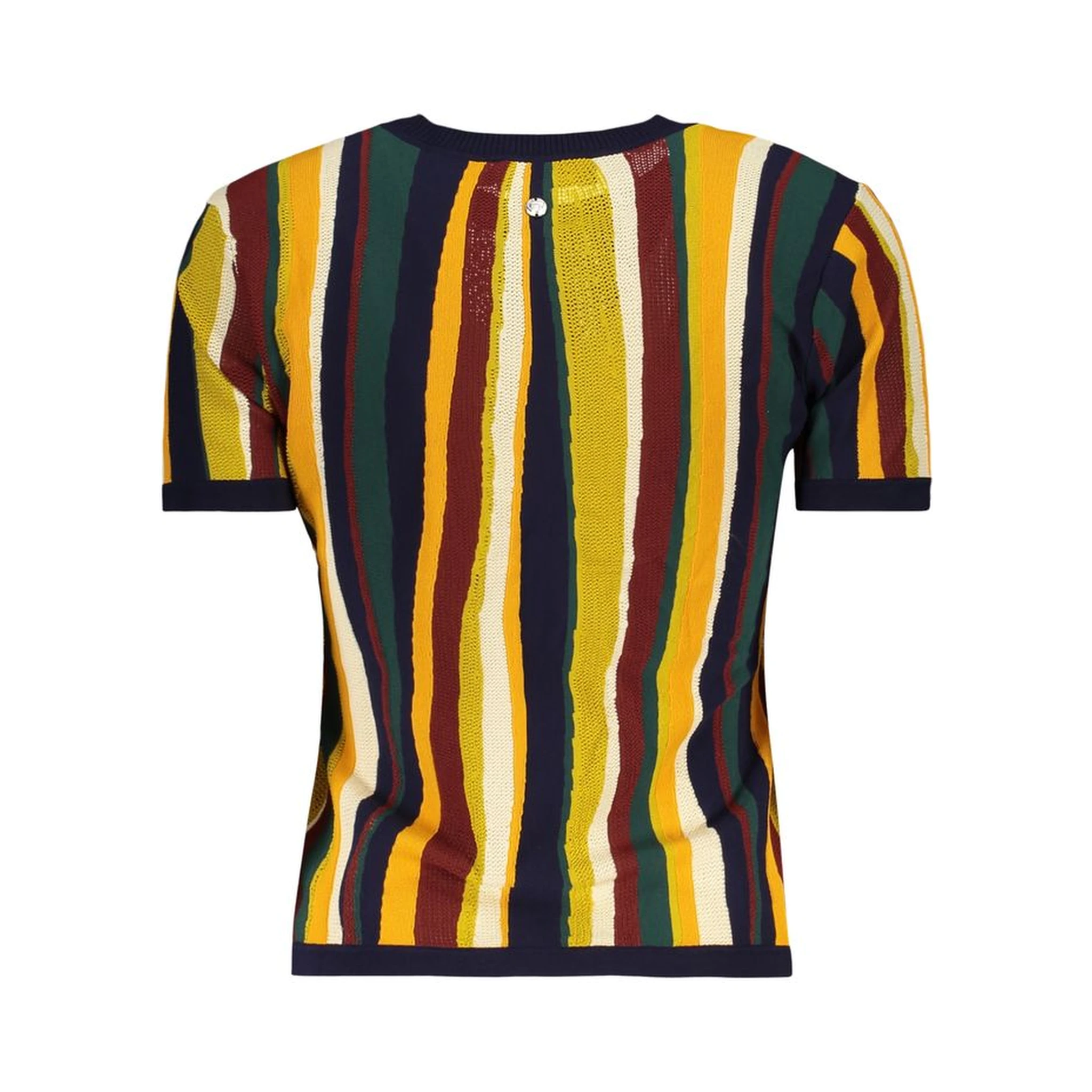 Blue Viscose Women T-Shirt