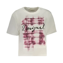 Bianco Cotton Women T-Shirt