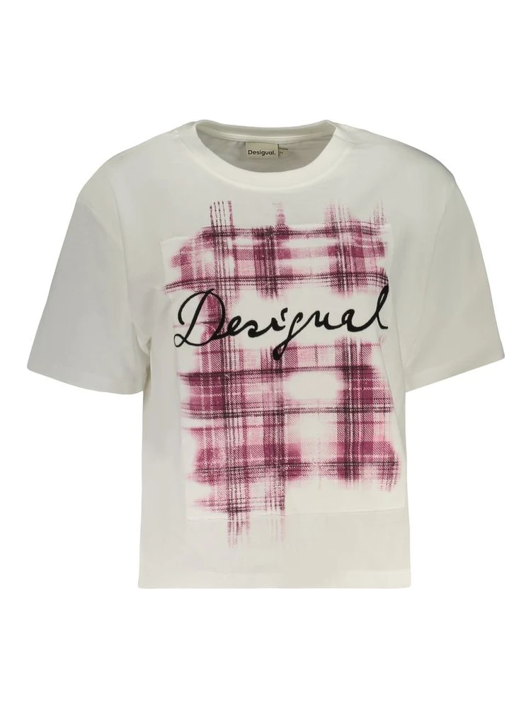 Bianco Cotton Women T-Shirt