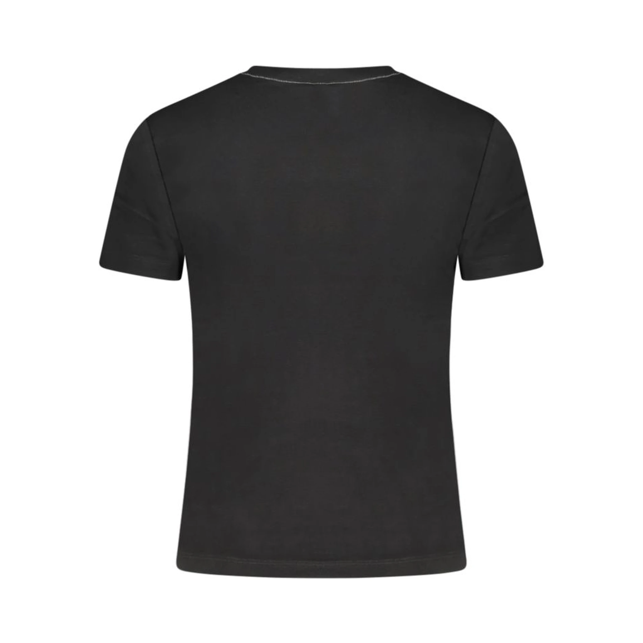 Black Cotton Womens T-Shirt