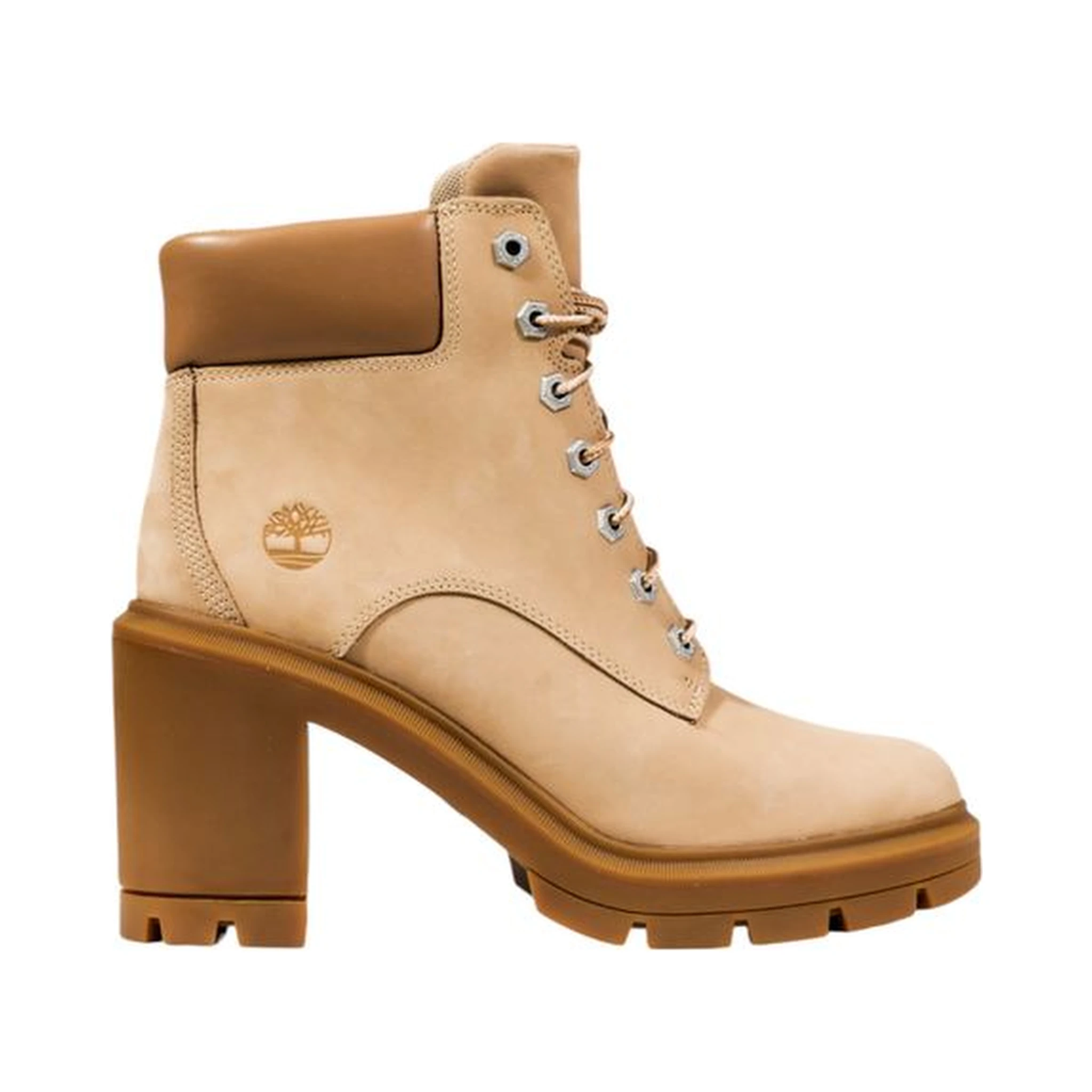 Beige Suede Leather Ankle Boots