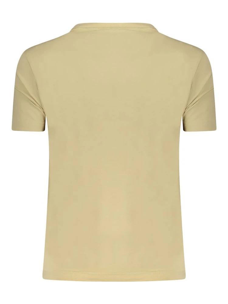 Beige Cotton Women T-Shirt alternative
