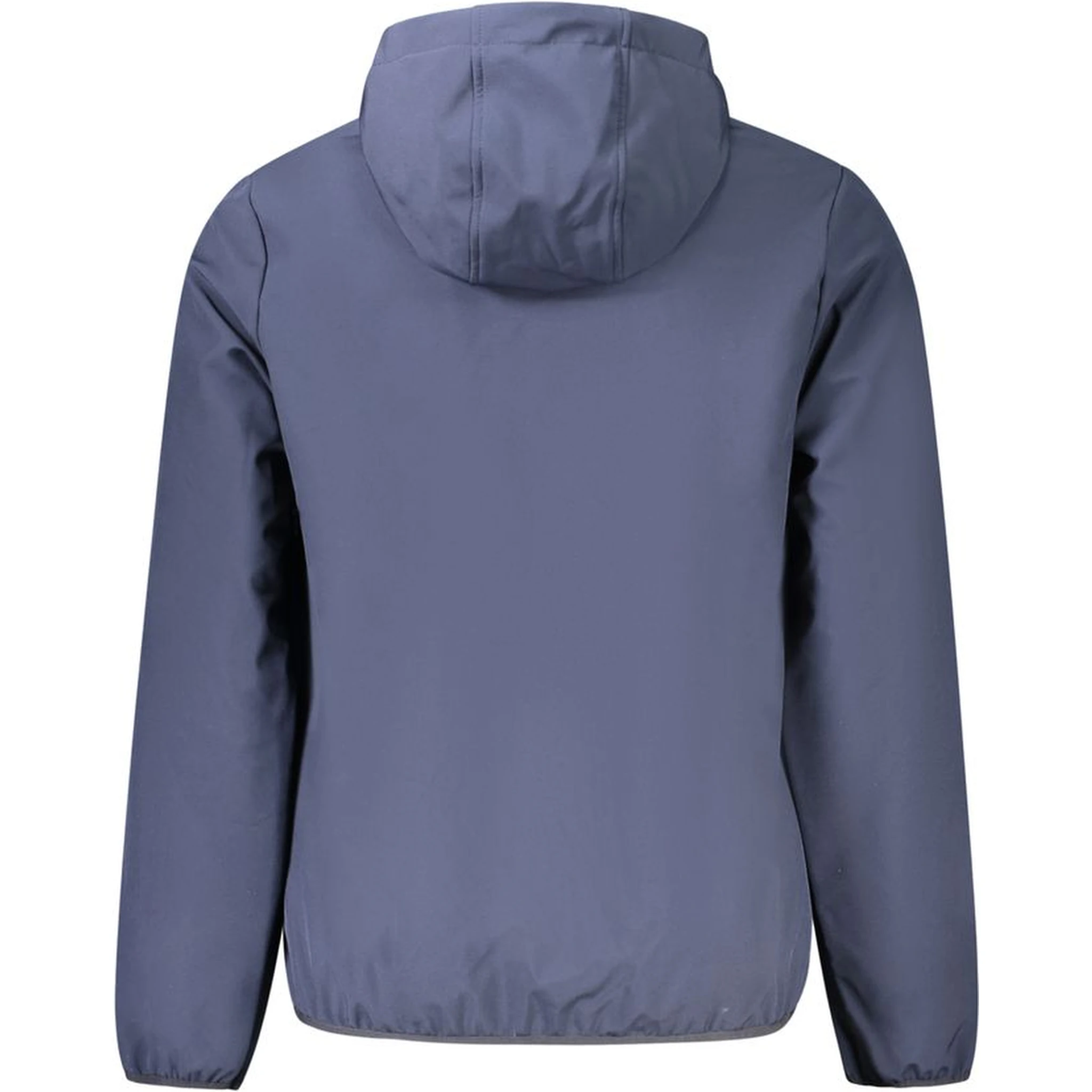 Blue Polyester Men Jacket