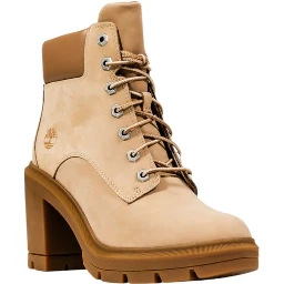 Beige Suede Leather Ankle Boots