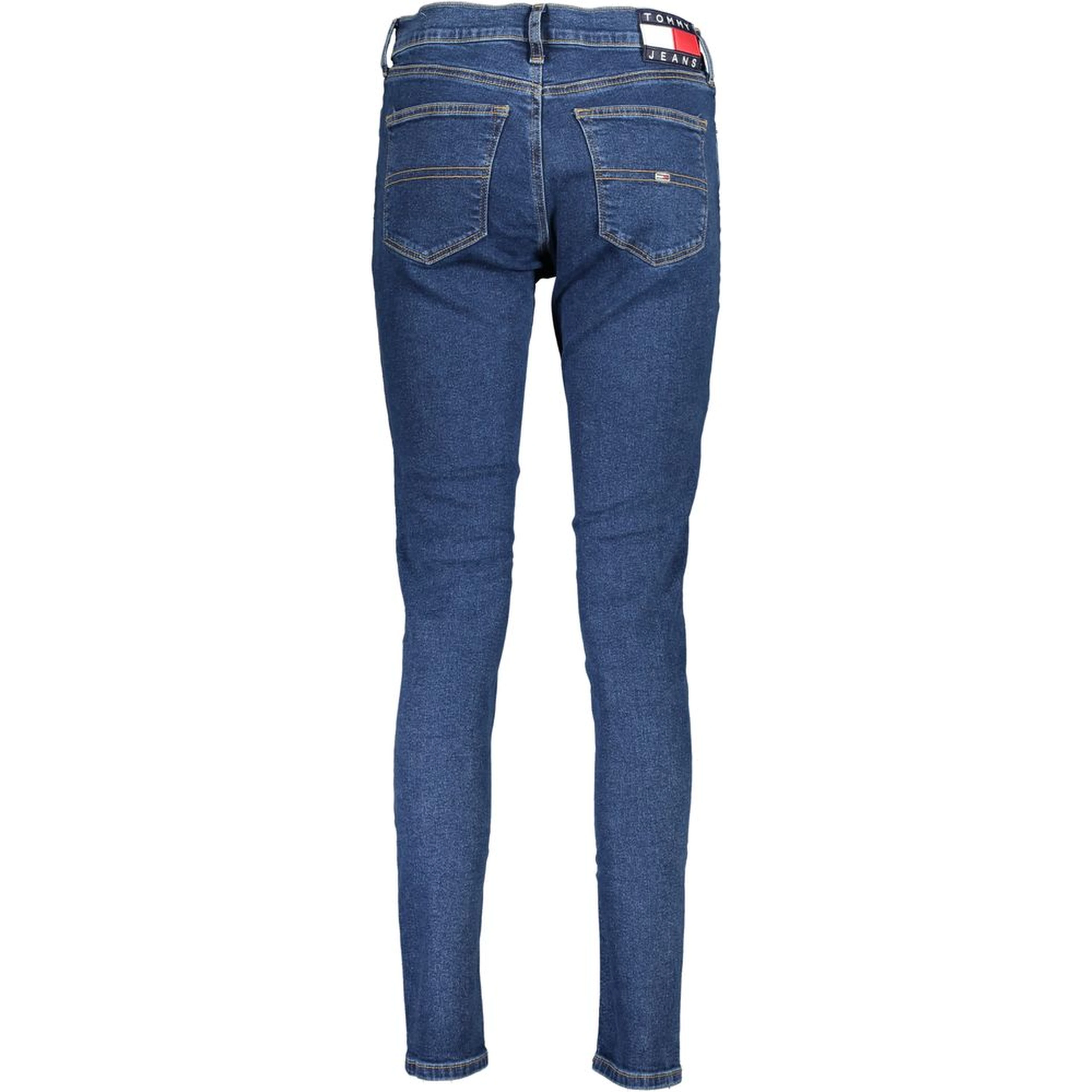 Blue Cotton Women Skinny Jean