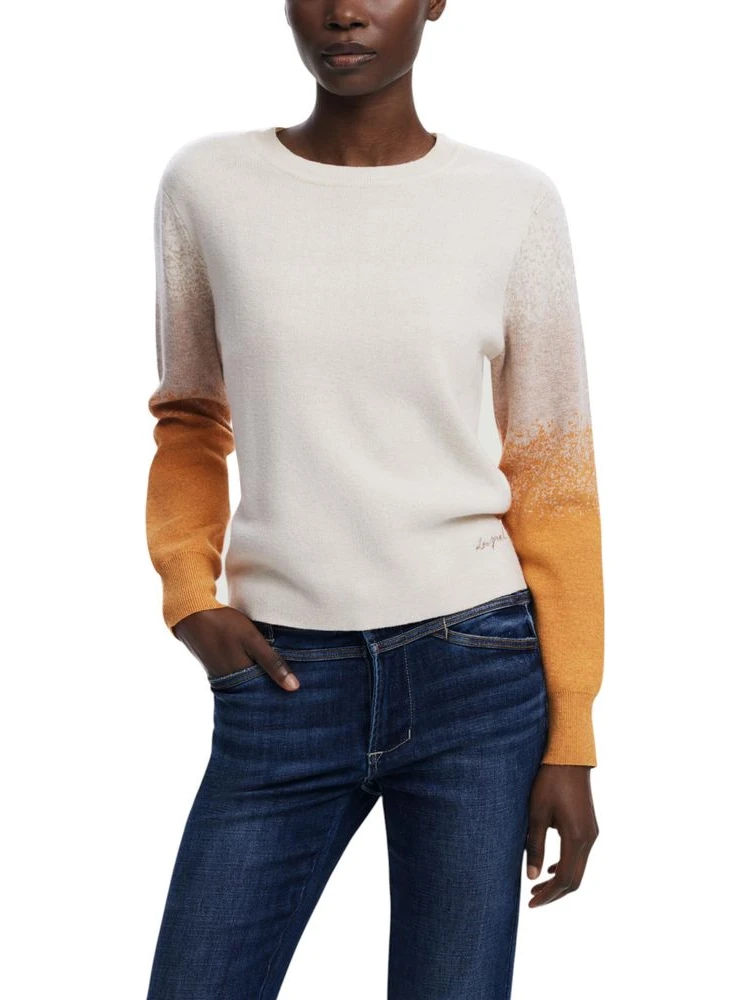 Beige Viscose Sweatshirt