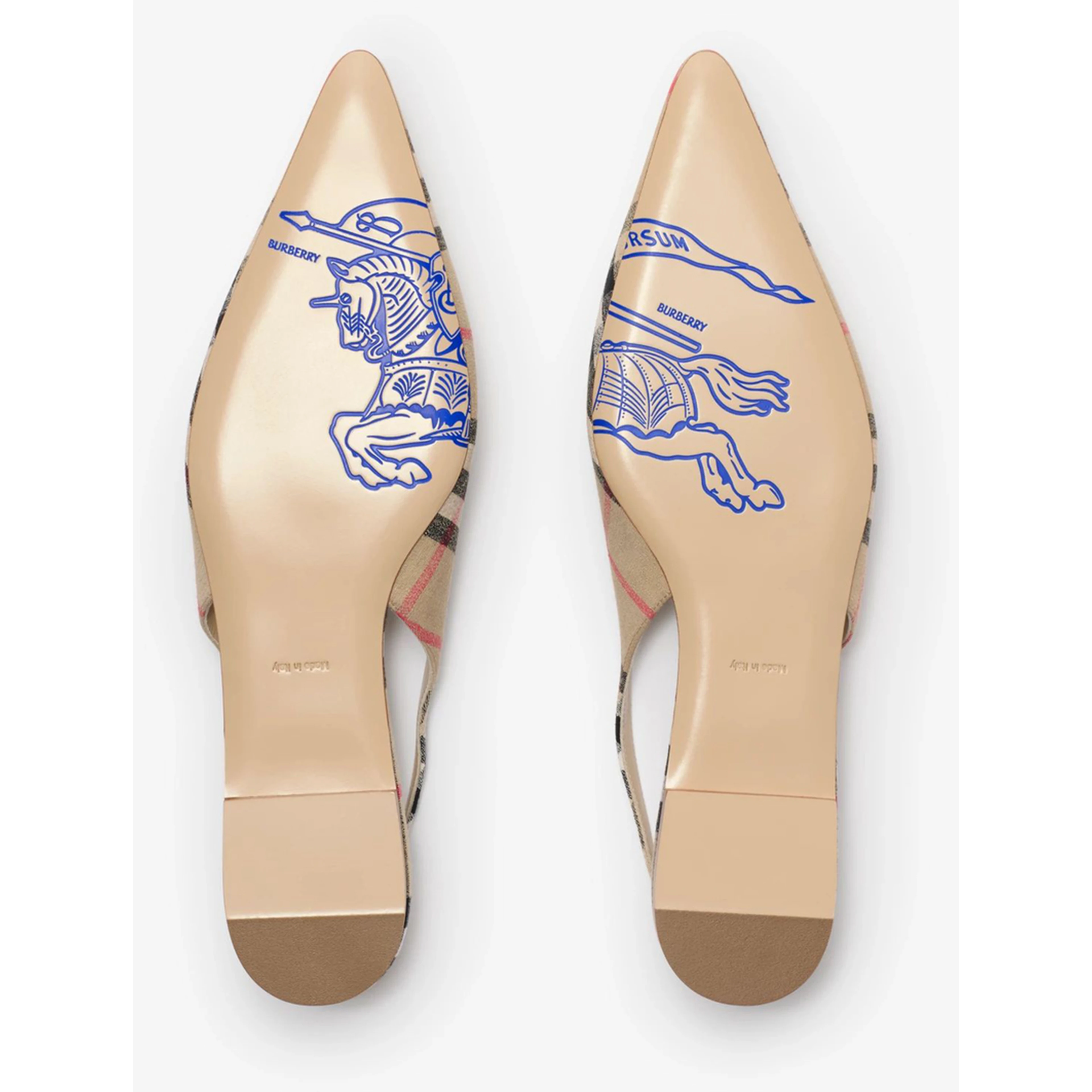 BURBERRY ballet flats