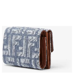Wallet denim effect