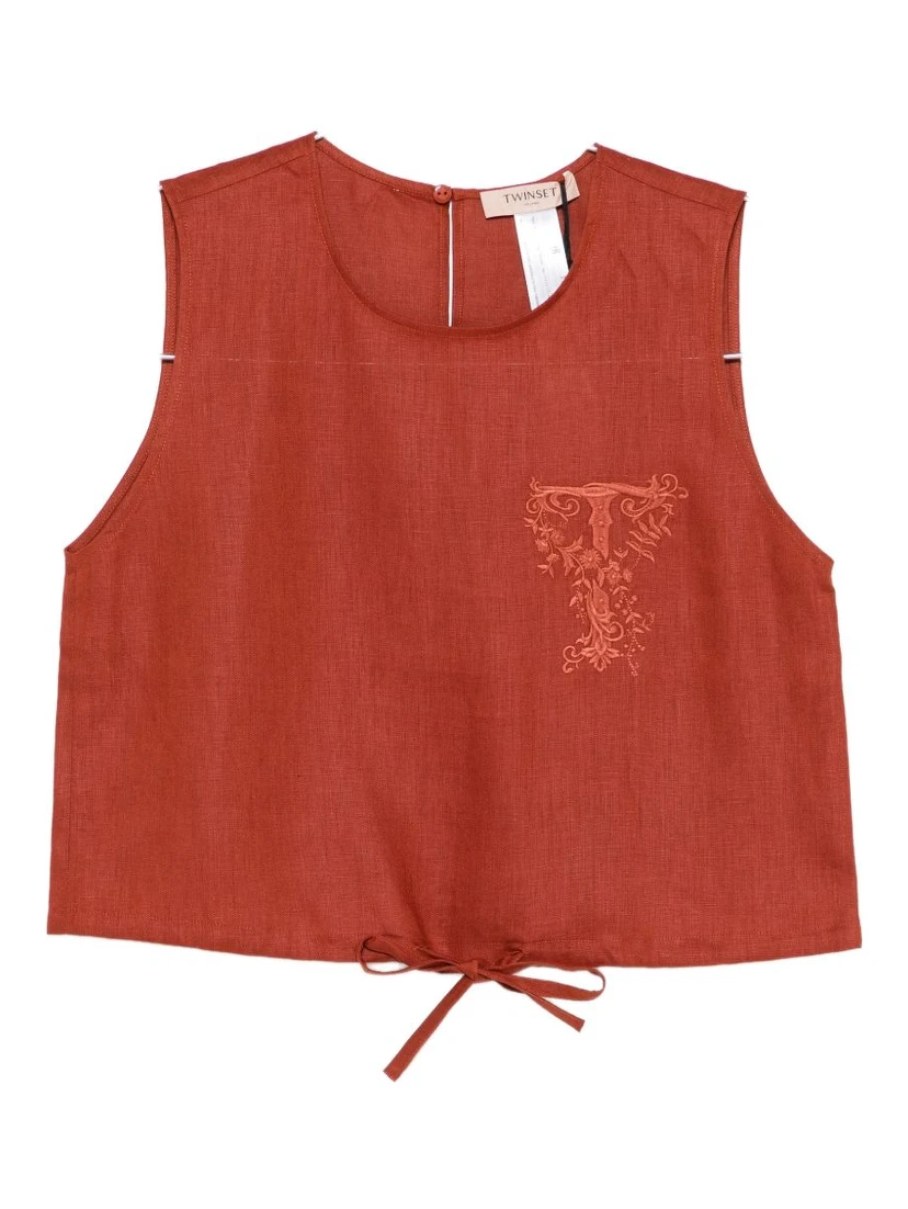 Twin-set Top Brown