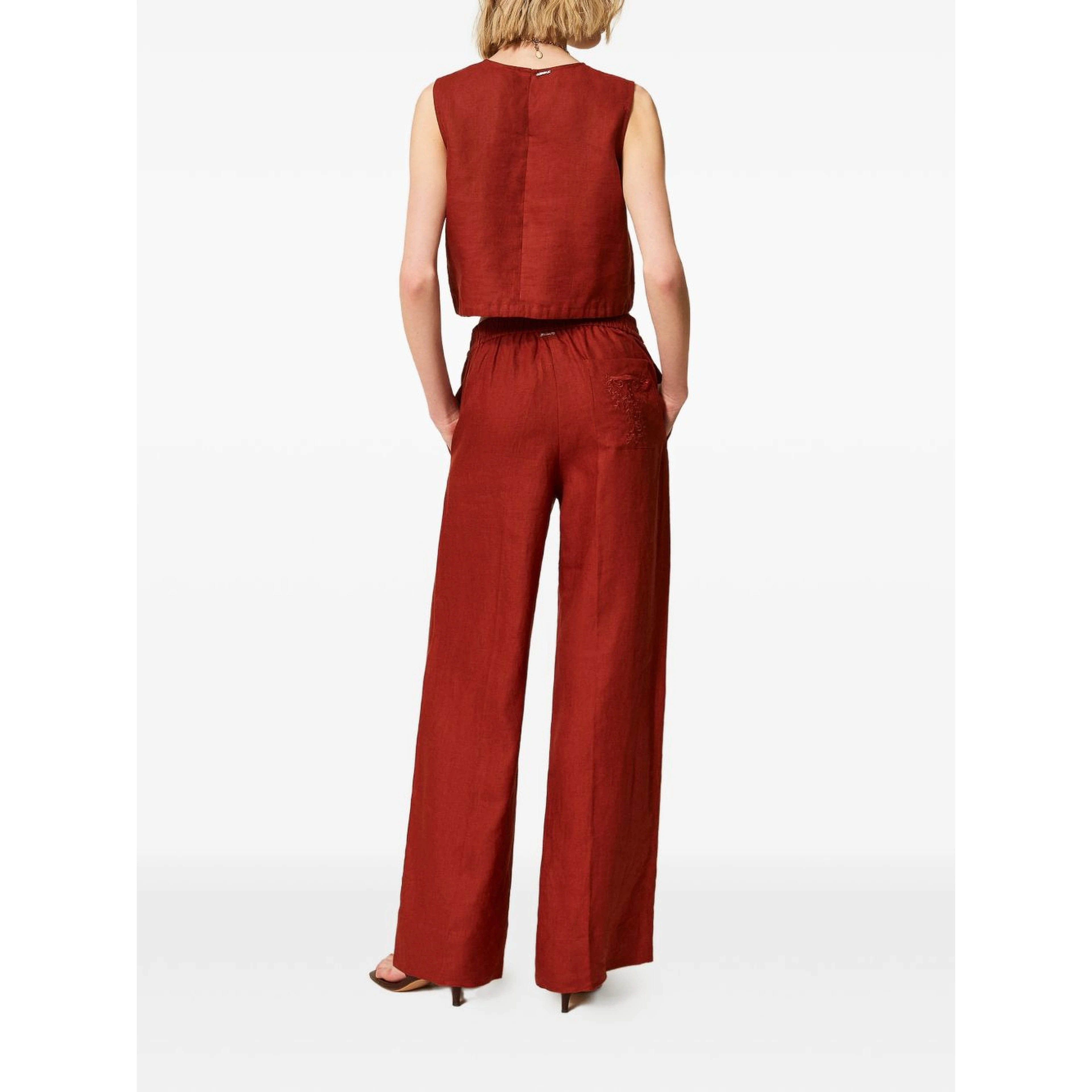 Twin-set Trousers Brown