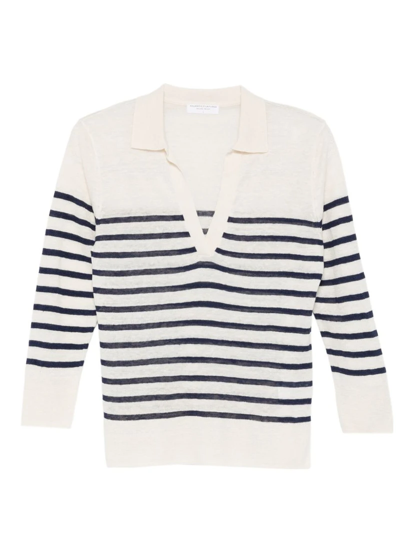 Majestic Filatures T-shirts and Polos Blue