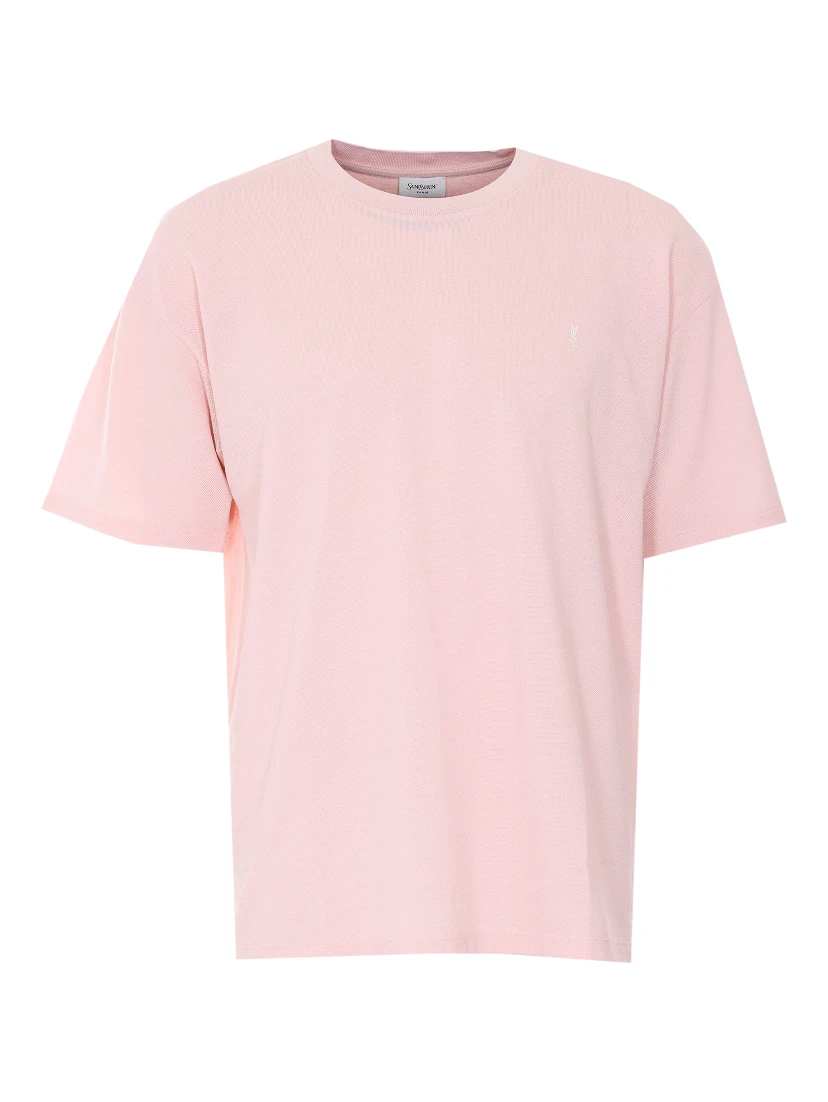 Saint Laurent  T-shirts and Polos Pink