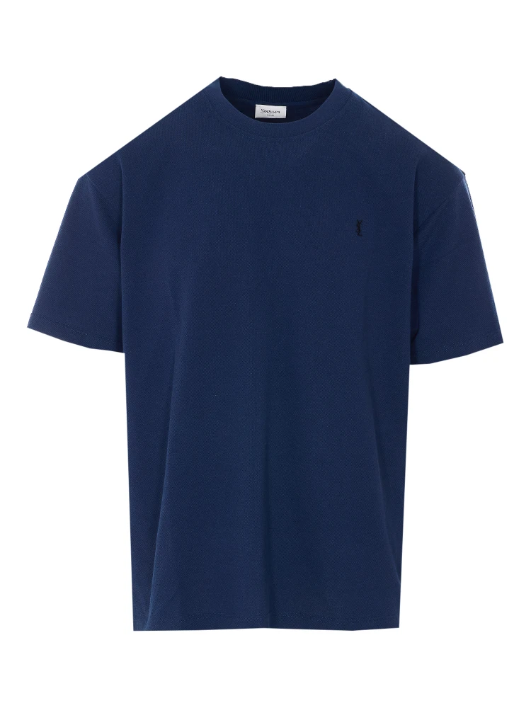 Saint Laurent  T-shirts and Polos Blue