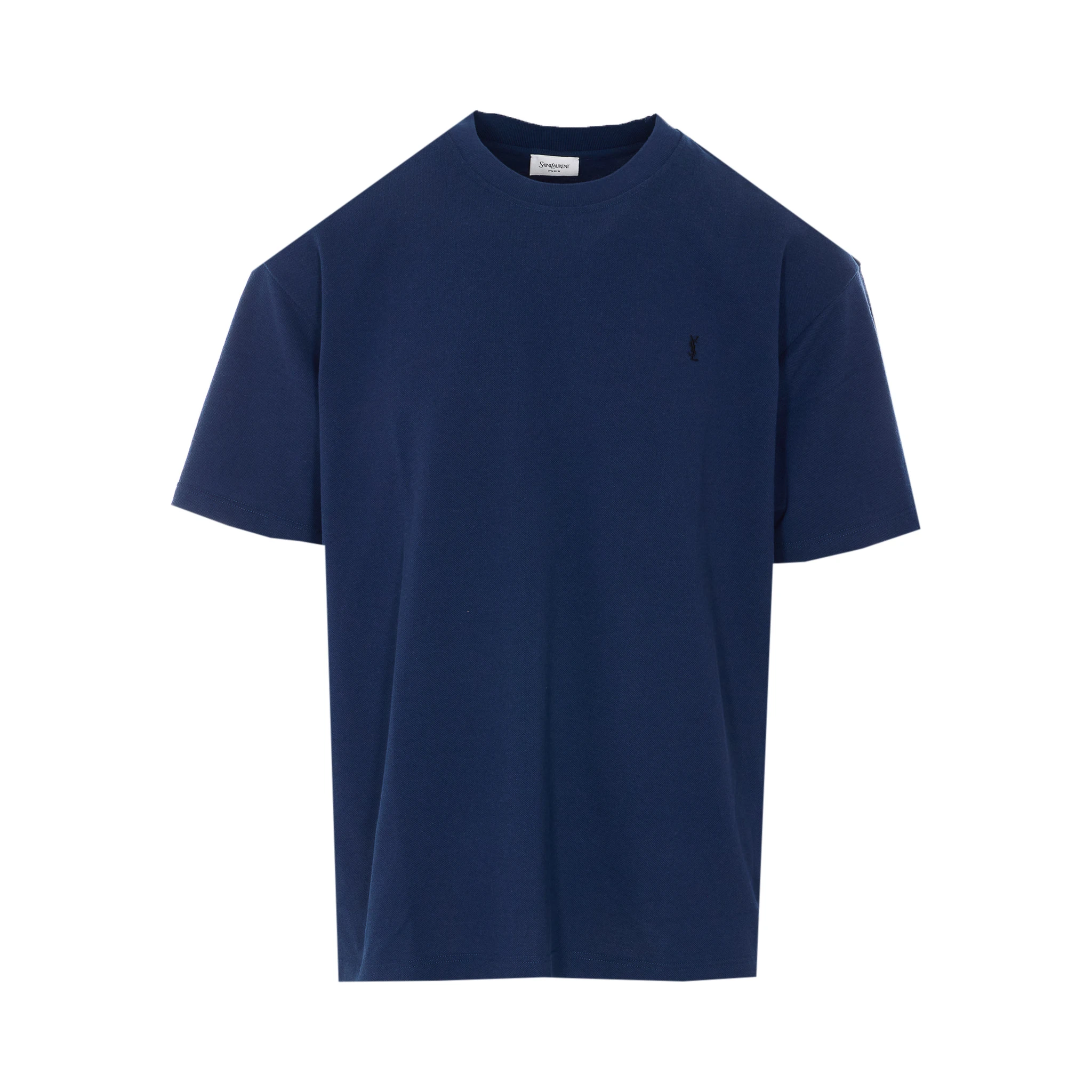 Saint Laurent  T-shirts and Polos Blue