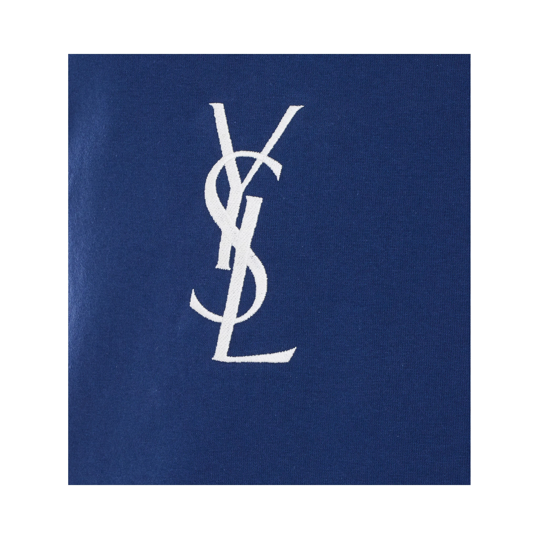 Saint Laurent  T-shirts and Polos Blue