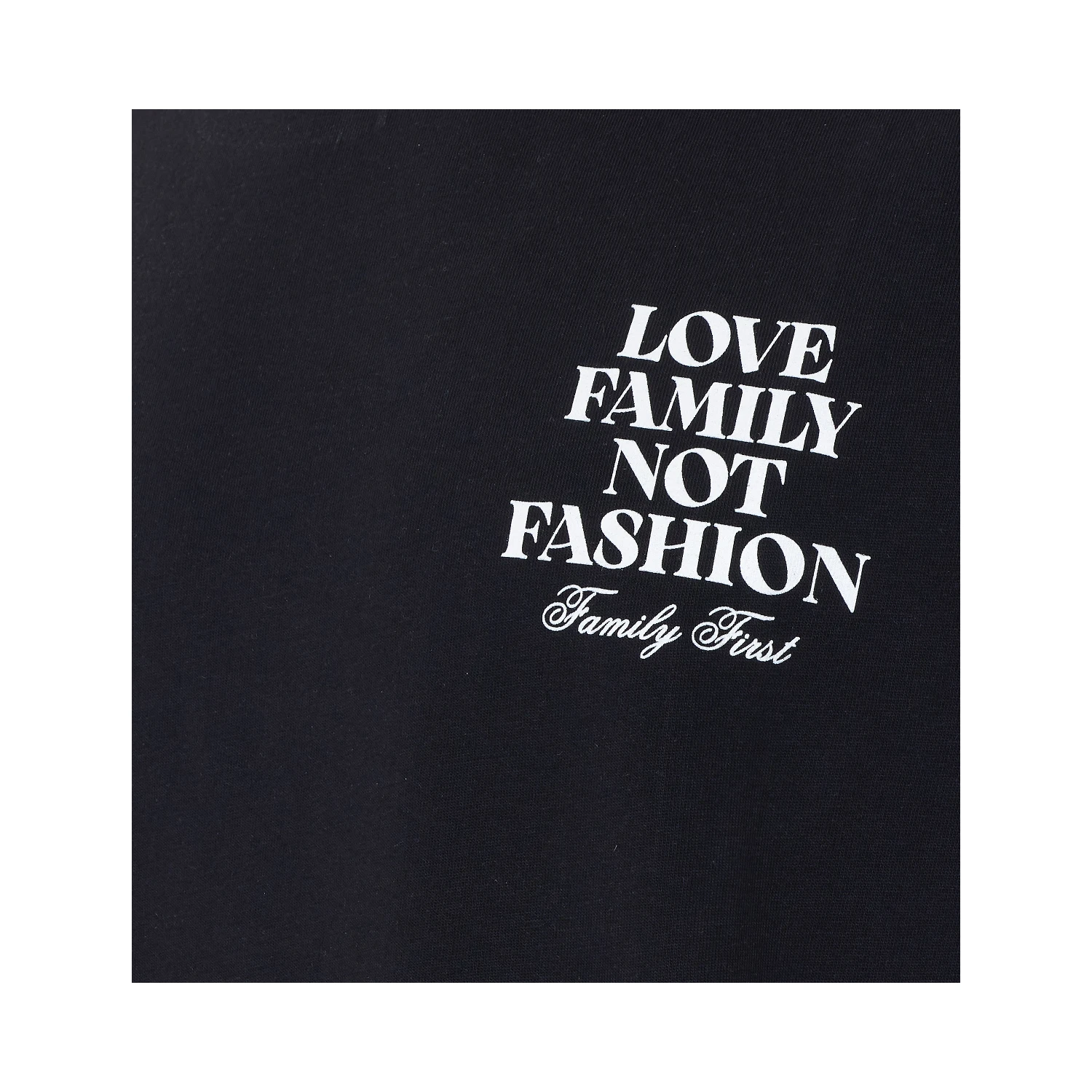 Family First T-shirts and Polos Black