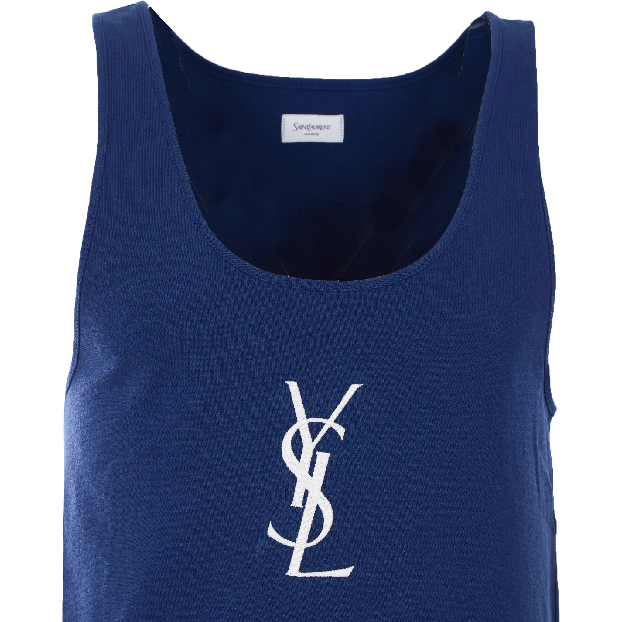 Saint Laurent  T-shirts and Polos Blue