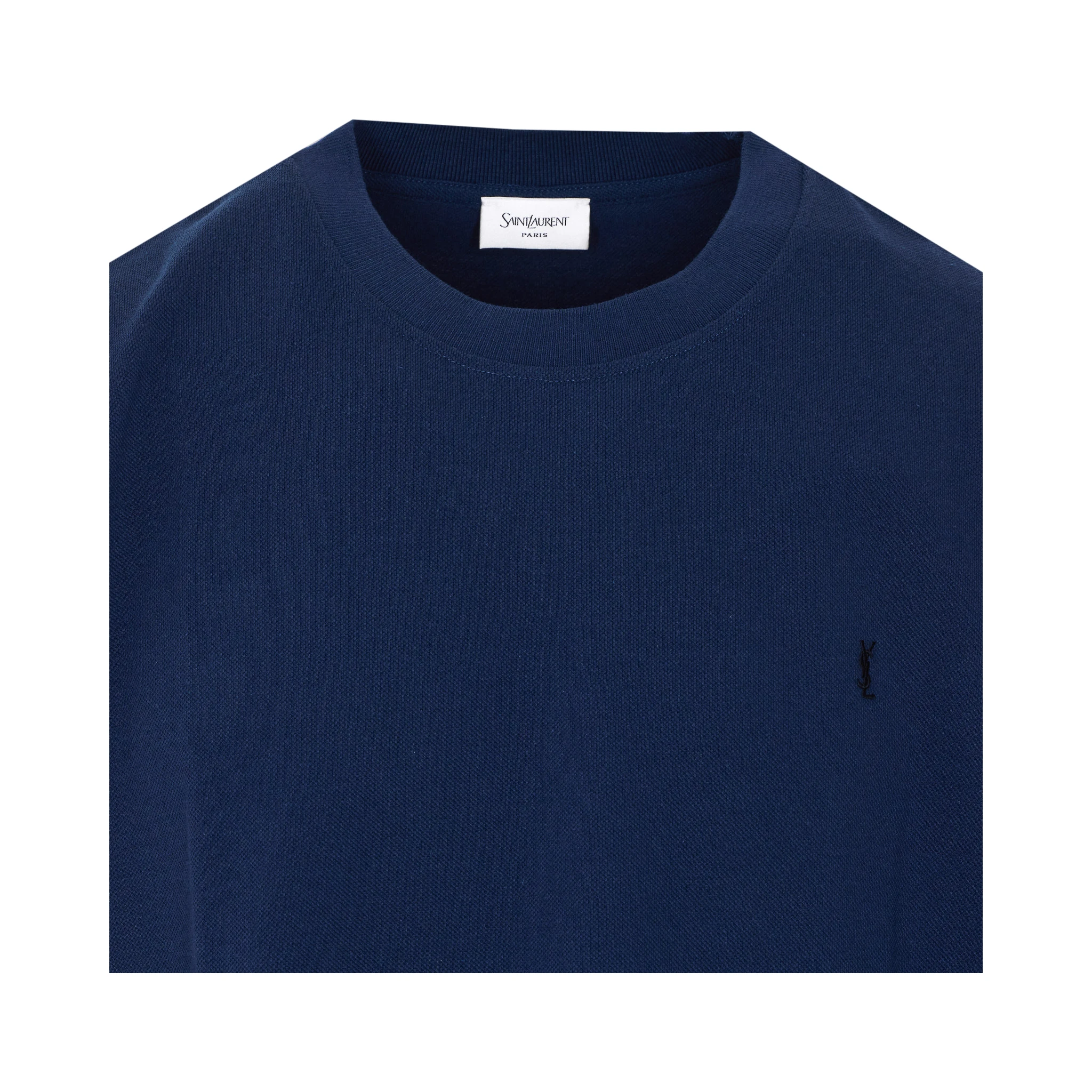 Saint Laurent  T-shirts and Polos Blue