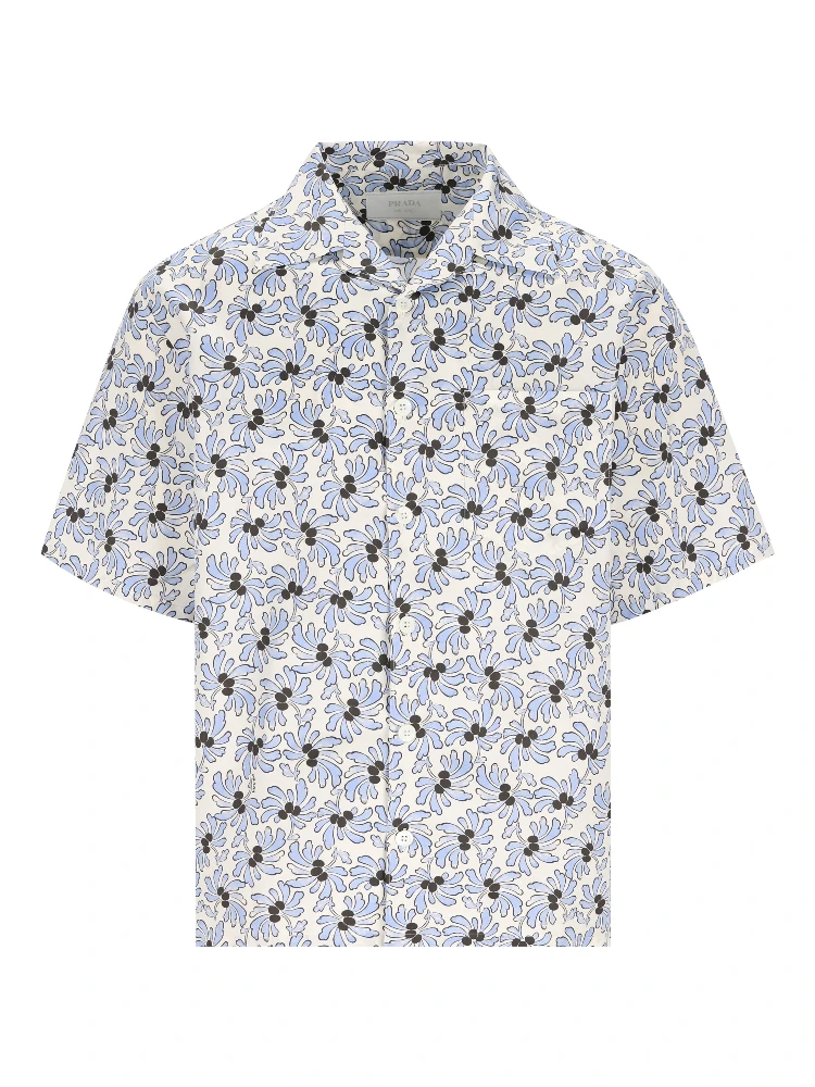Prada Shirts Clear Blue