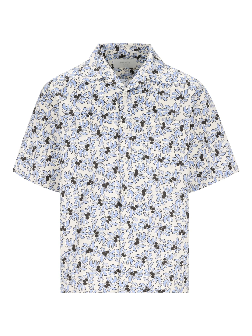 Prada Shirts Clear Blue