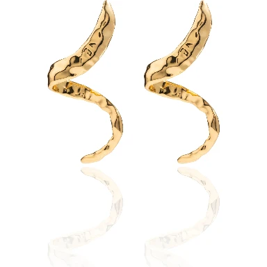 EARRING SNAKE GOLD