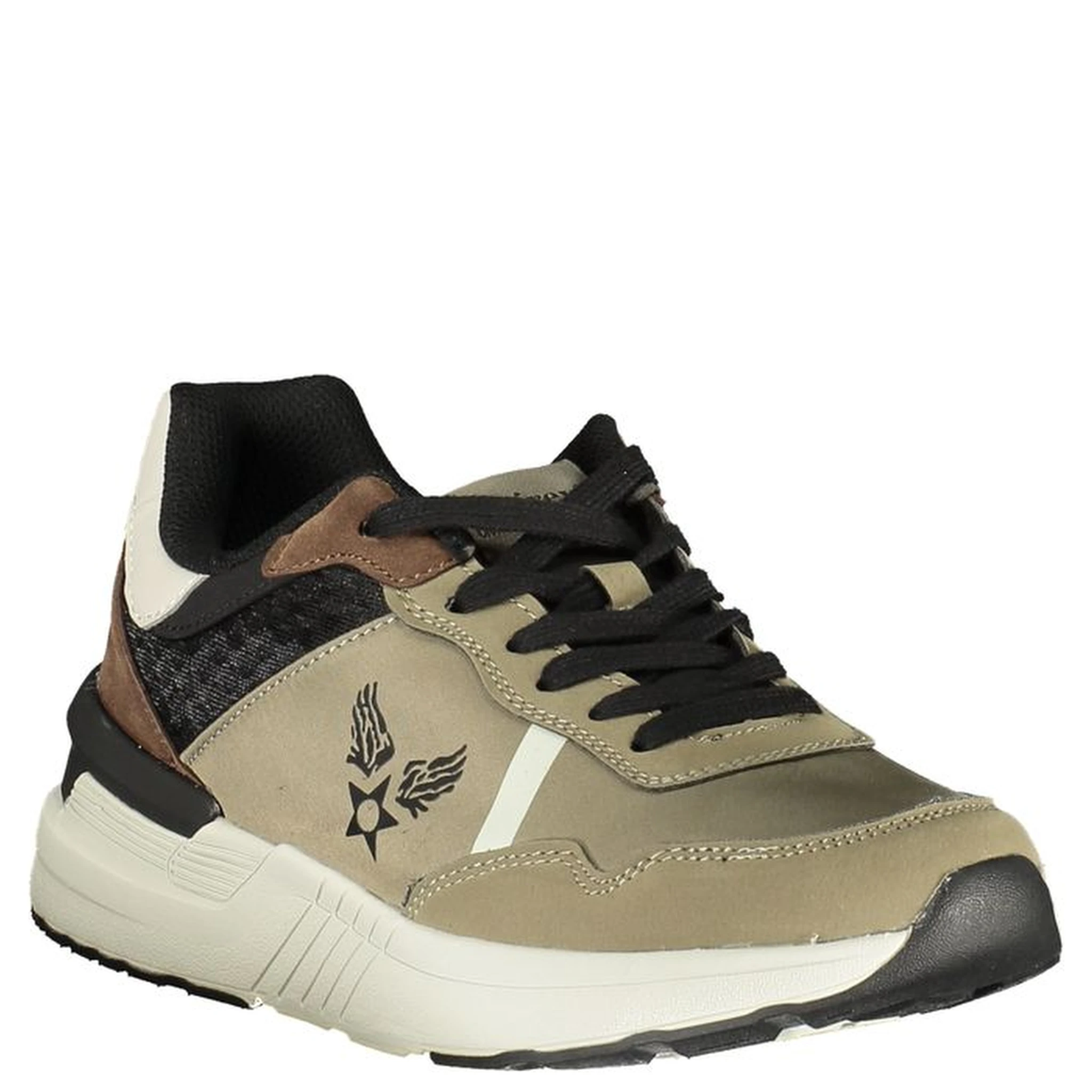 Verde Poliestere Men Sneaker