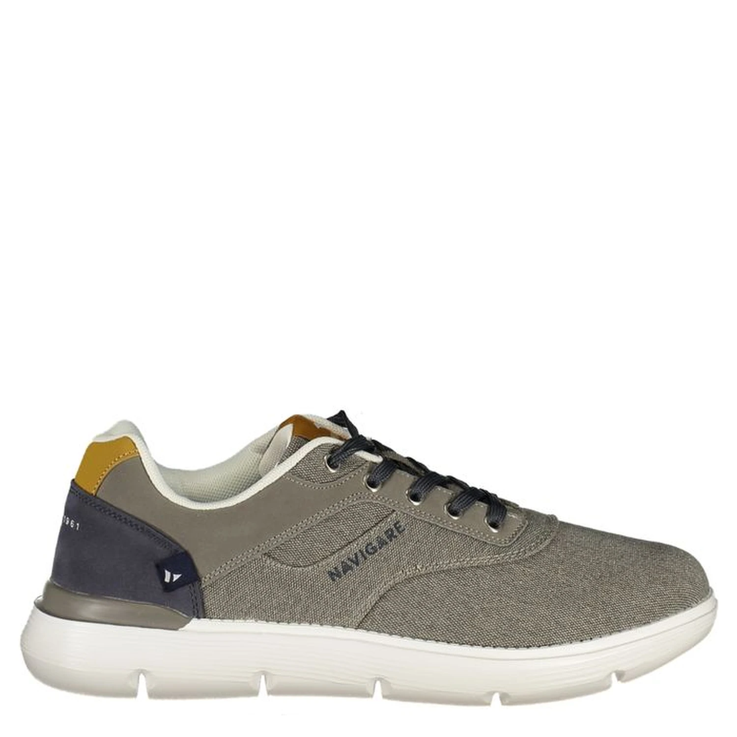 Grigio Poliestere Men Sneaker