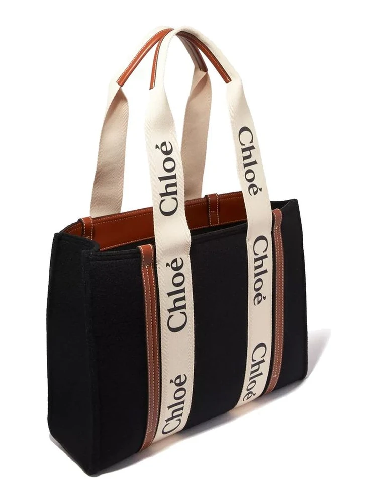 Black Wool Tote Bag alternative