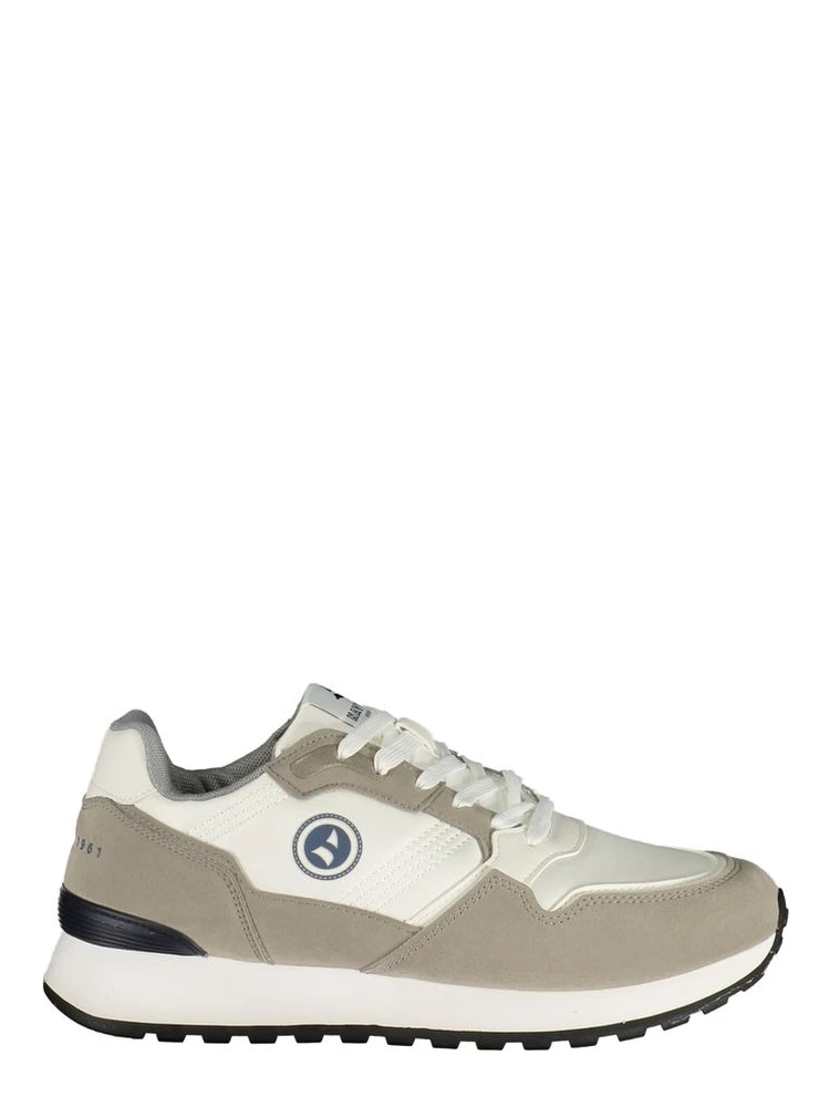 Grigio Poliestere Men Sneaker