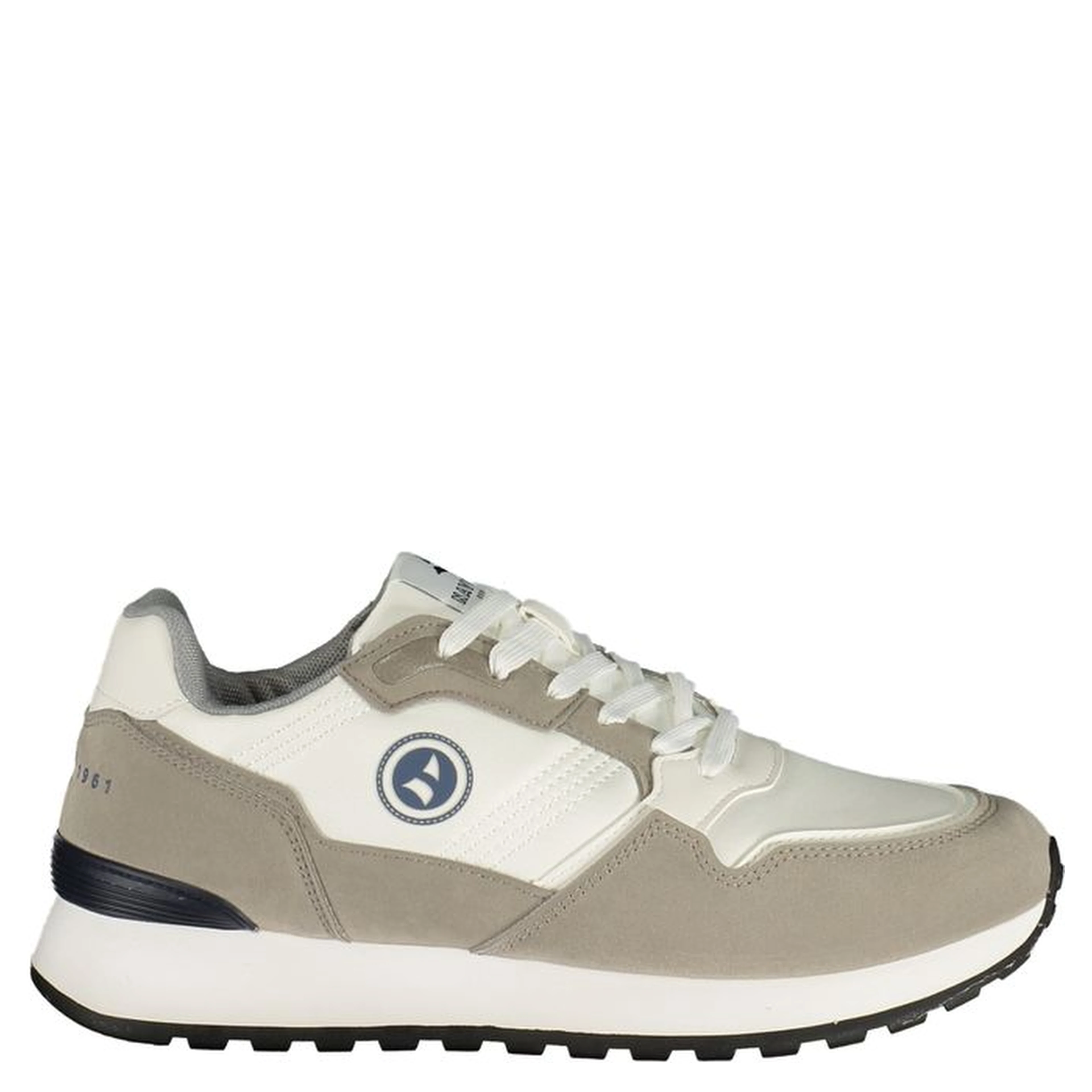 Grigio Poliestere Men Sneaker