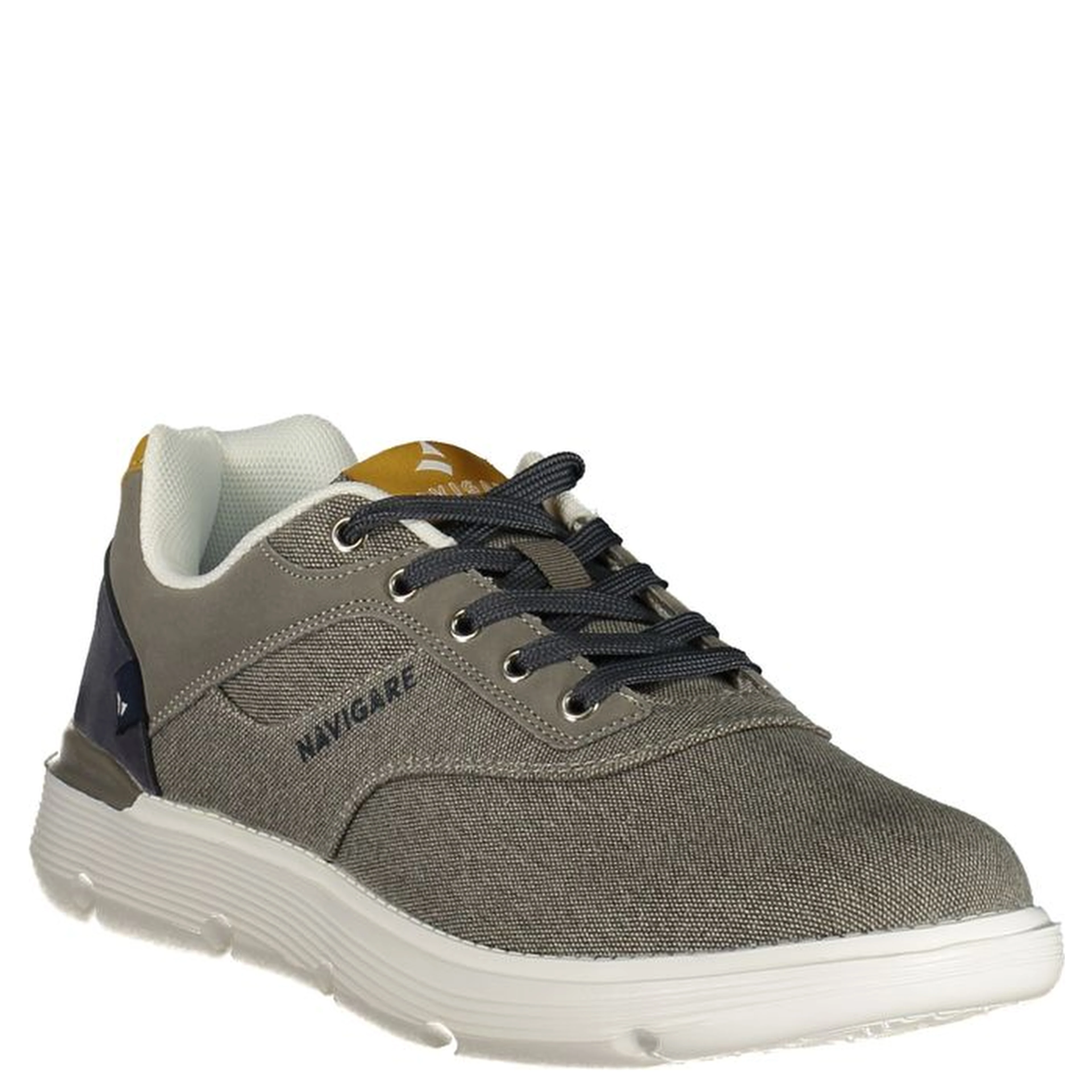 Grigio Poliestere Men Sneaker