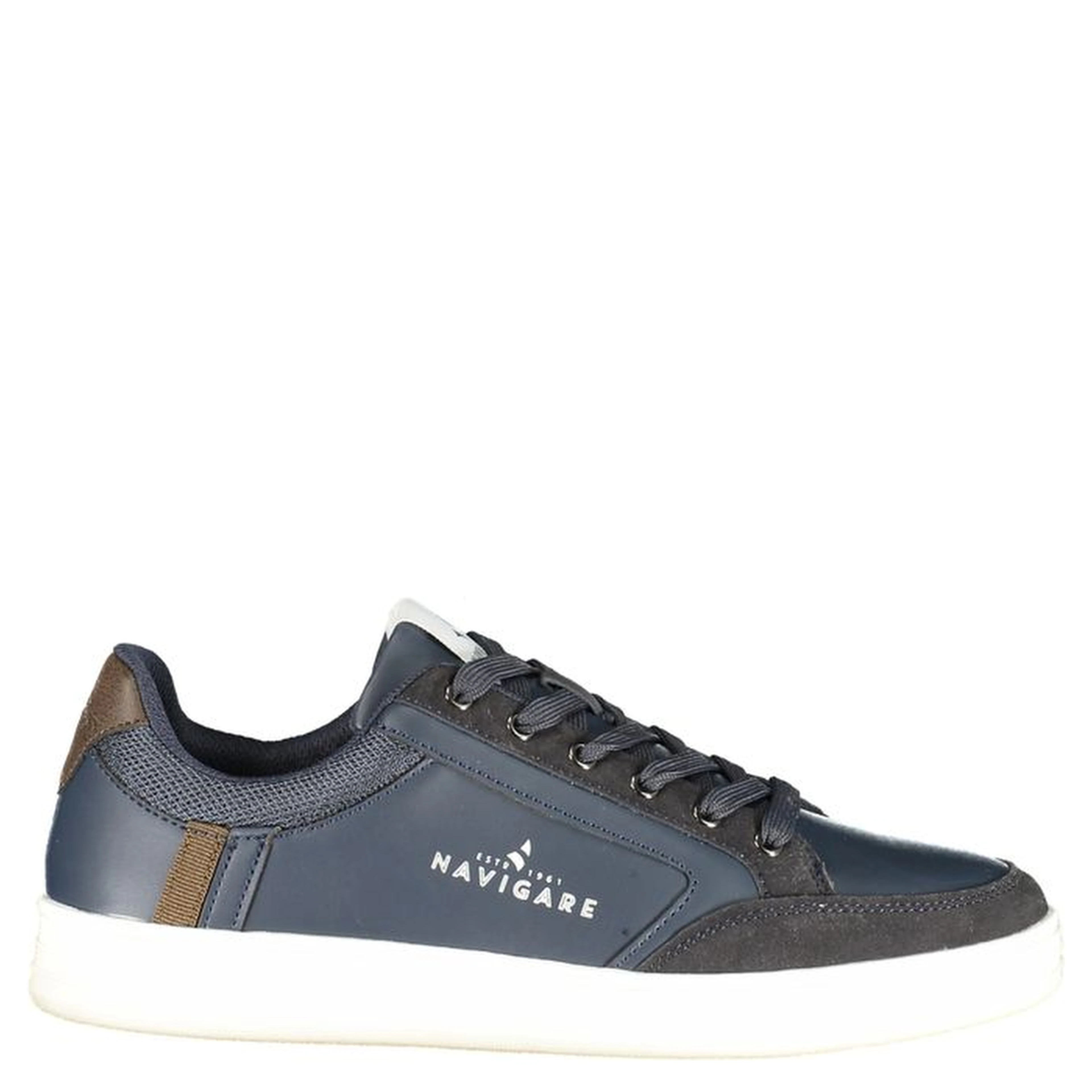 Blue Polyester Men Sneaker