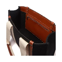 Black Wool Tote Bag