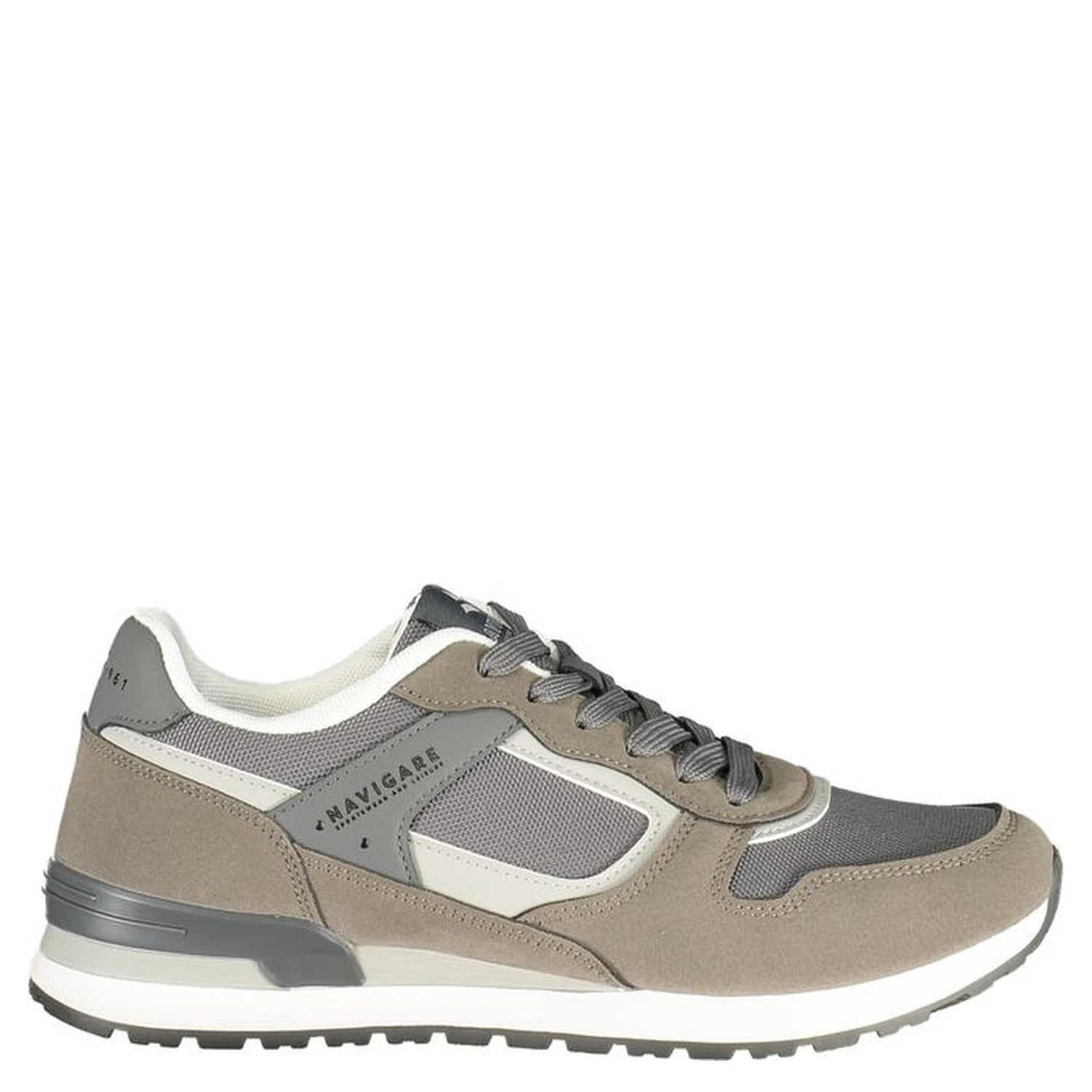 Grigio Polyurethane Men Sneaker