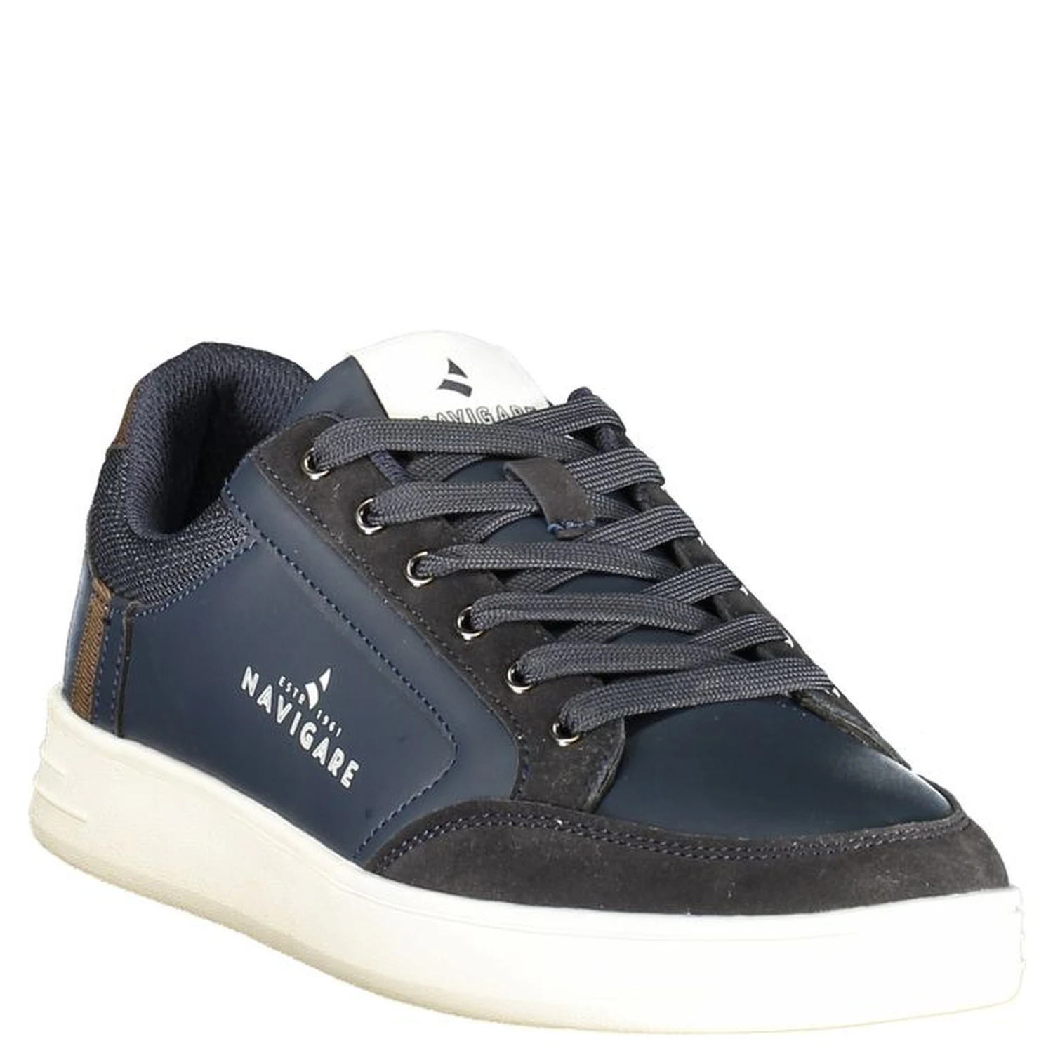 Blue Polyester Men Sneaker