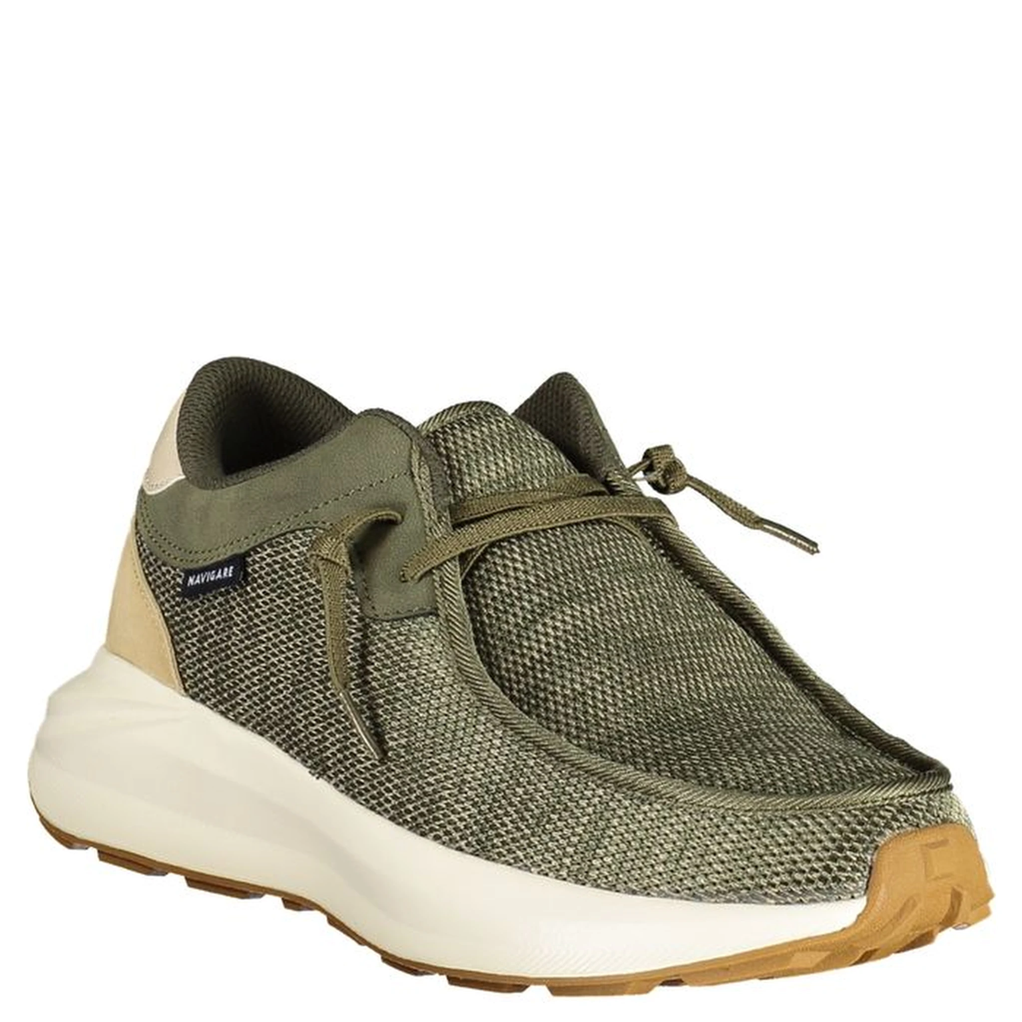 Verde Poliestere Uomo Sneaker