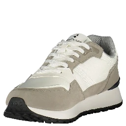 Grigio Poliestere Men Sneaker