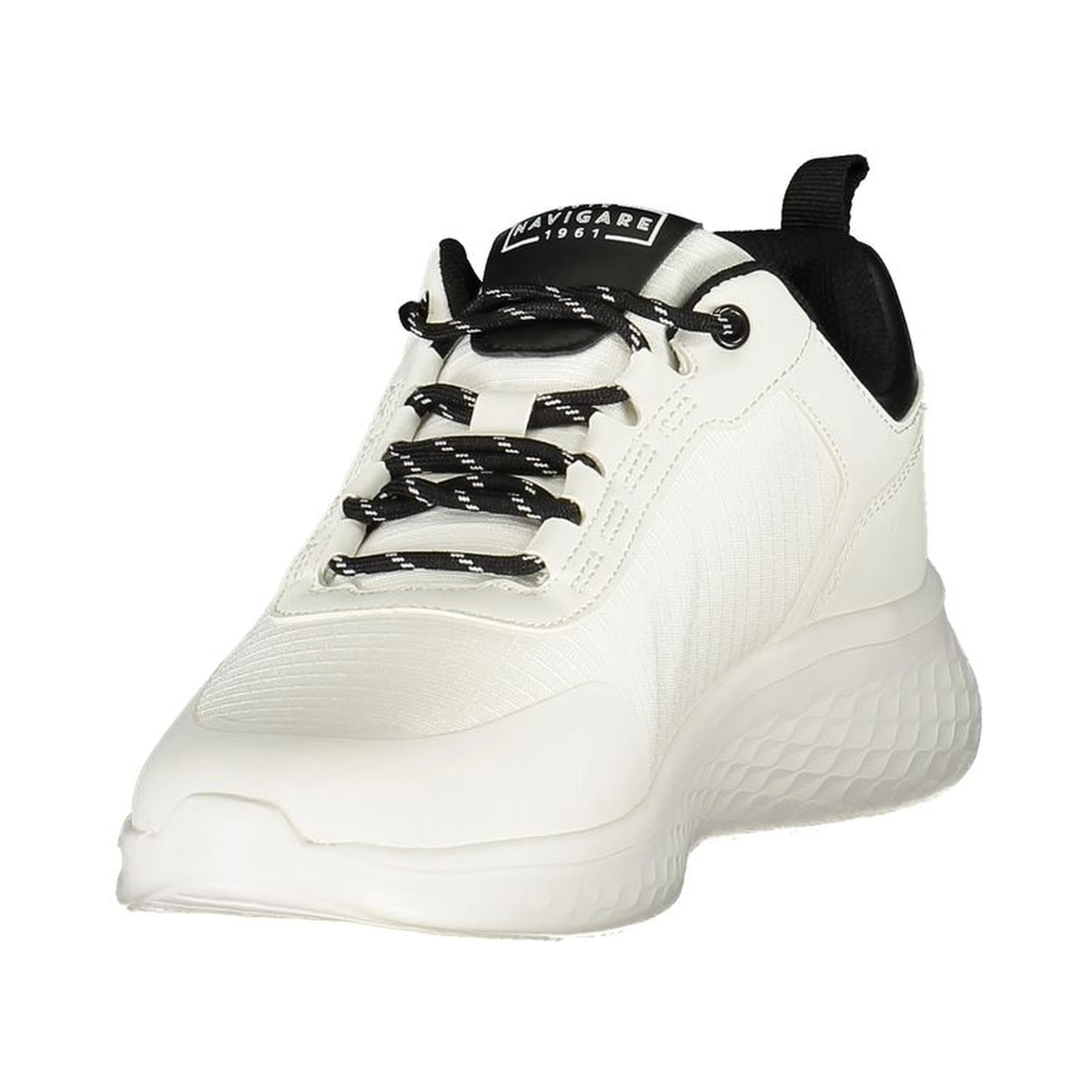 Bianco Polyurethane Men Sneaker