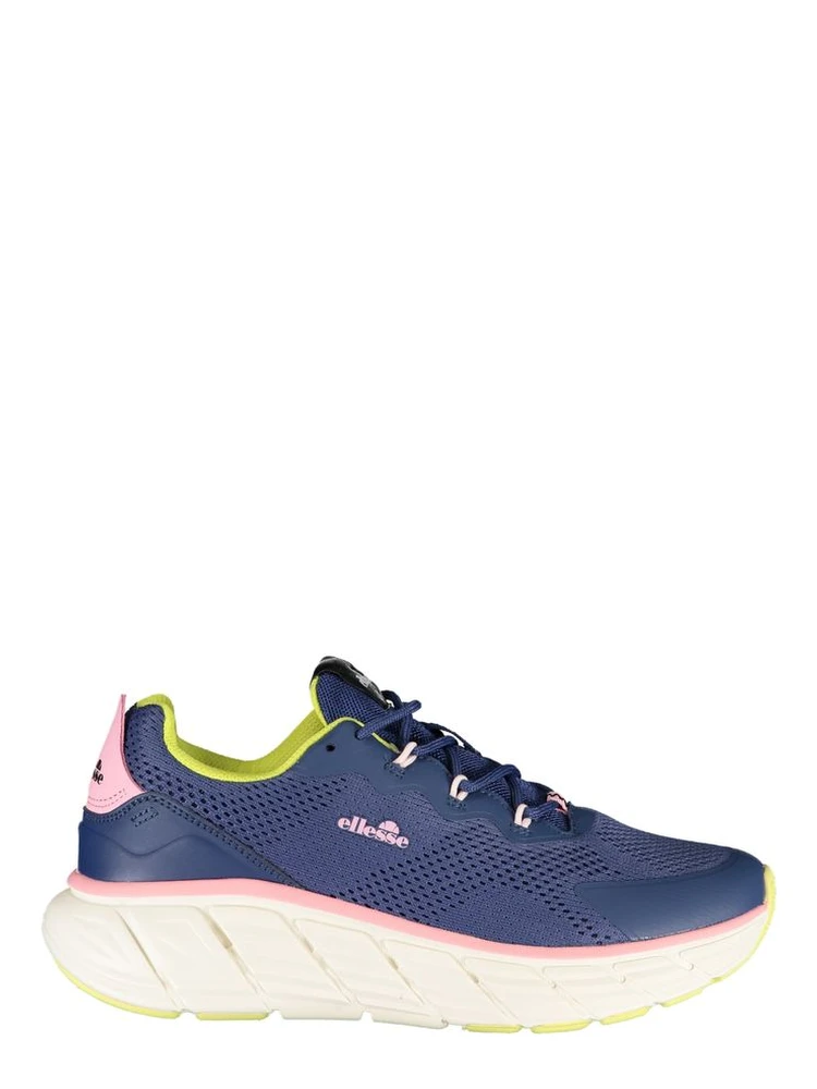 Blue Polyurethane Women Sneaker