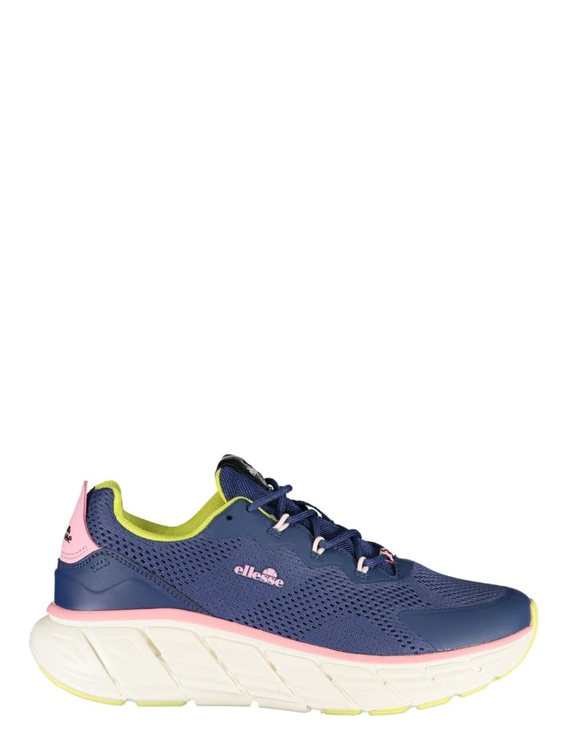 Blue Polyurethane Women Sneaker