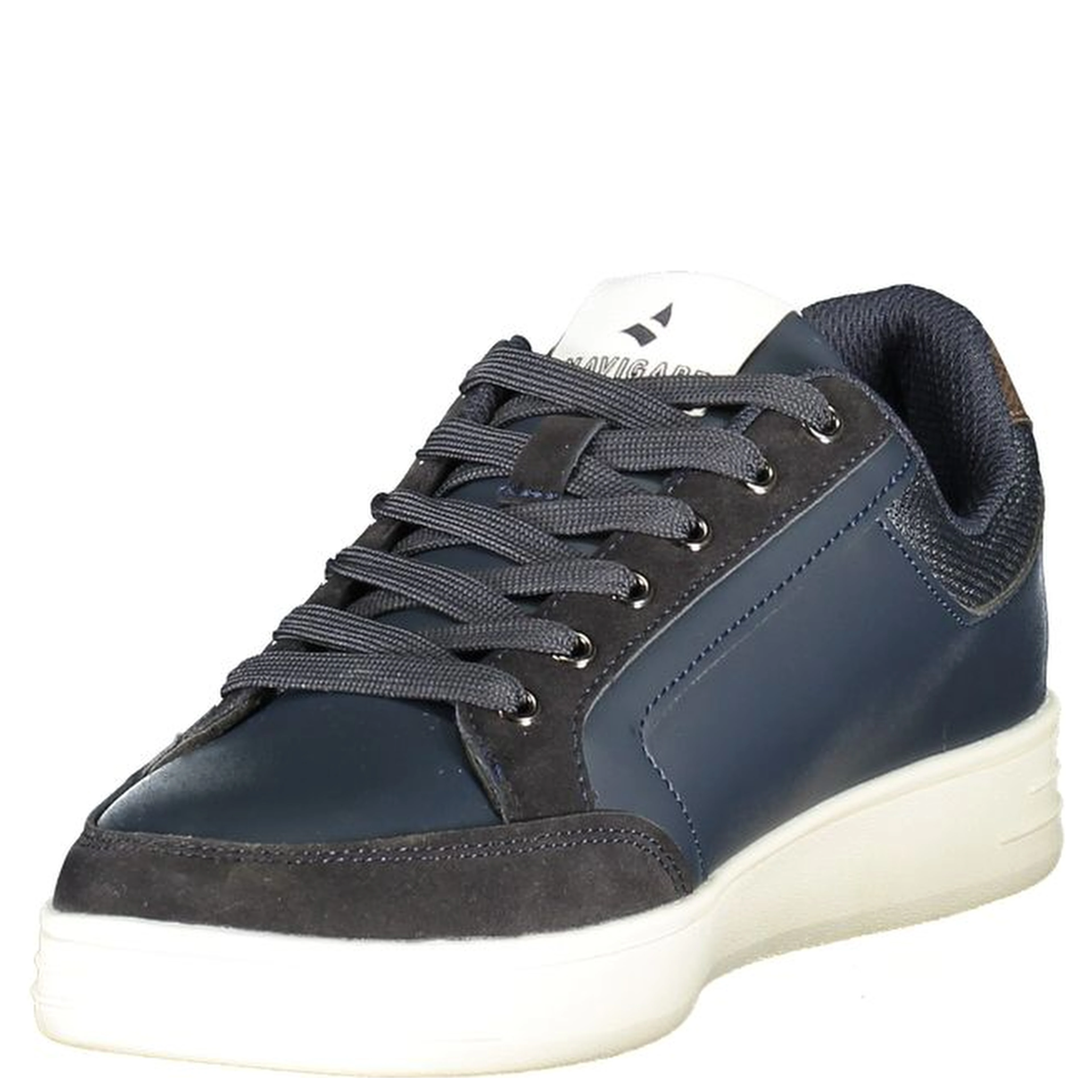 Blue Polyester Men Sneaker