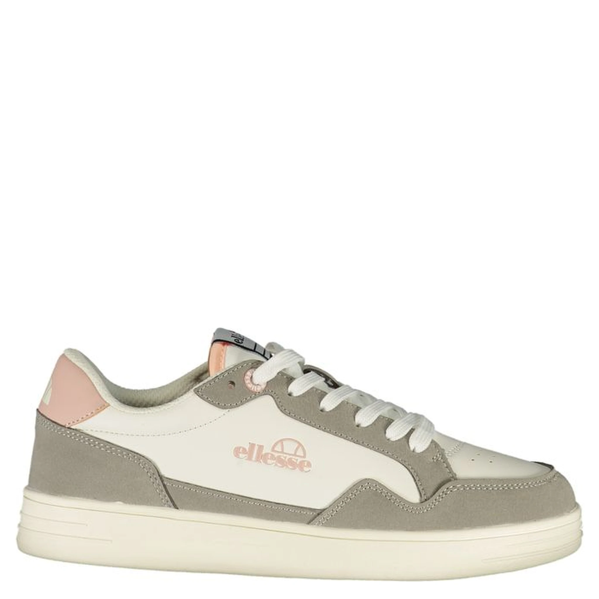 White Polyurethane Women Sneaker