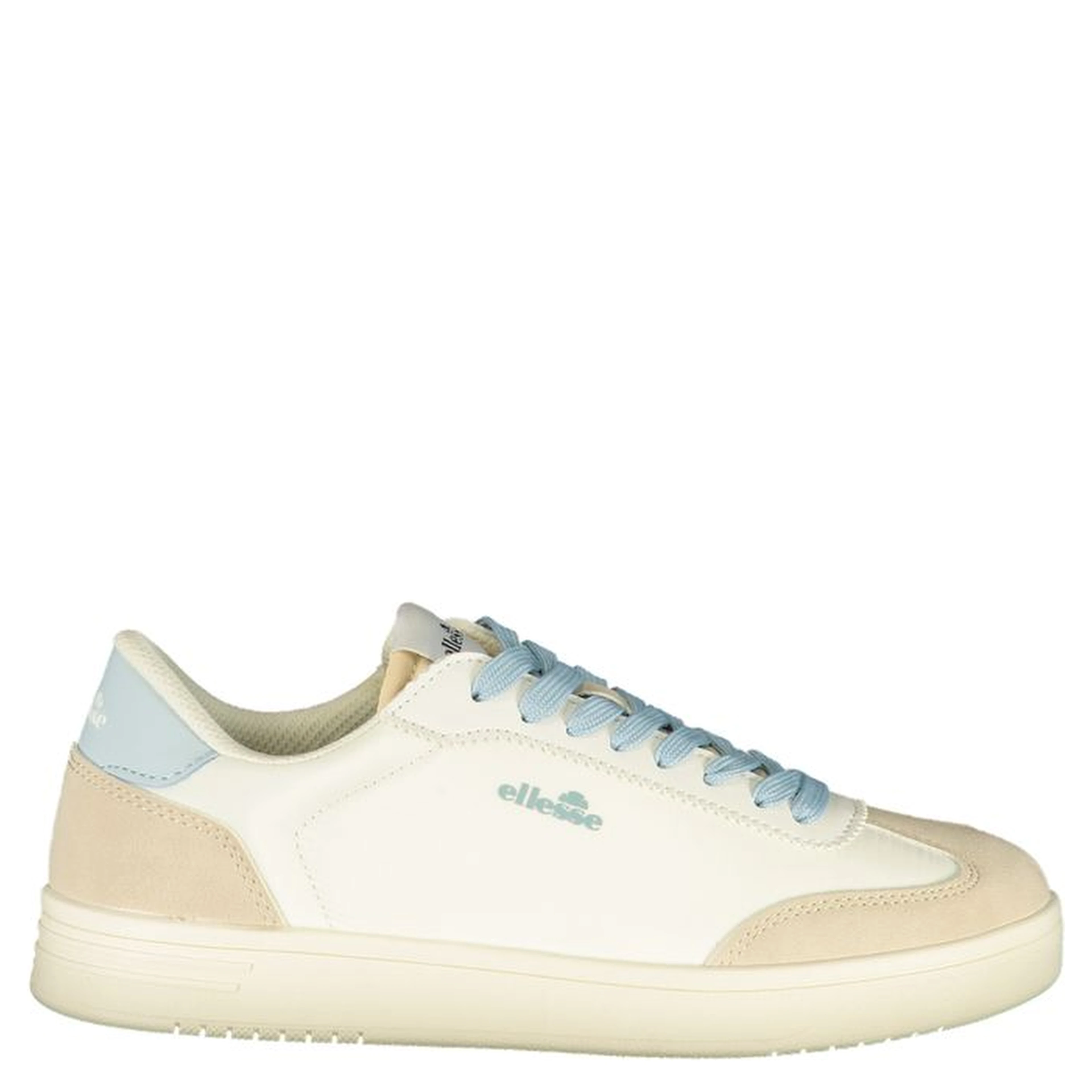 White Polyurethane Women Sneaker