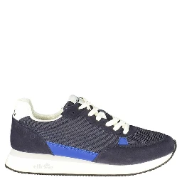 Blue Polyurethane Men Sneaker