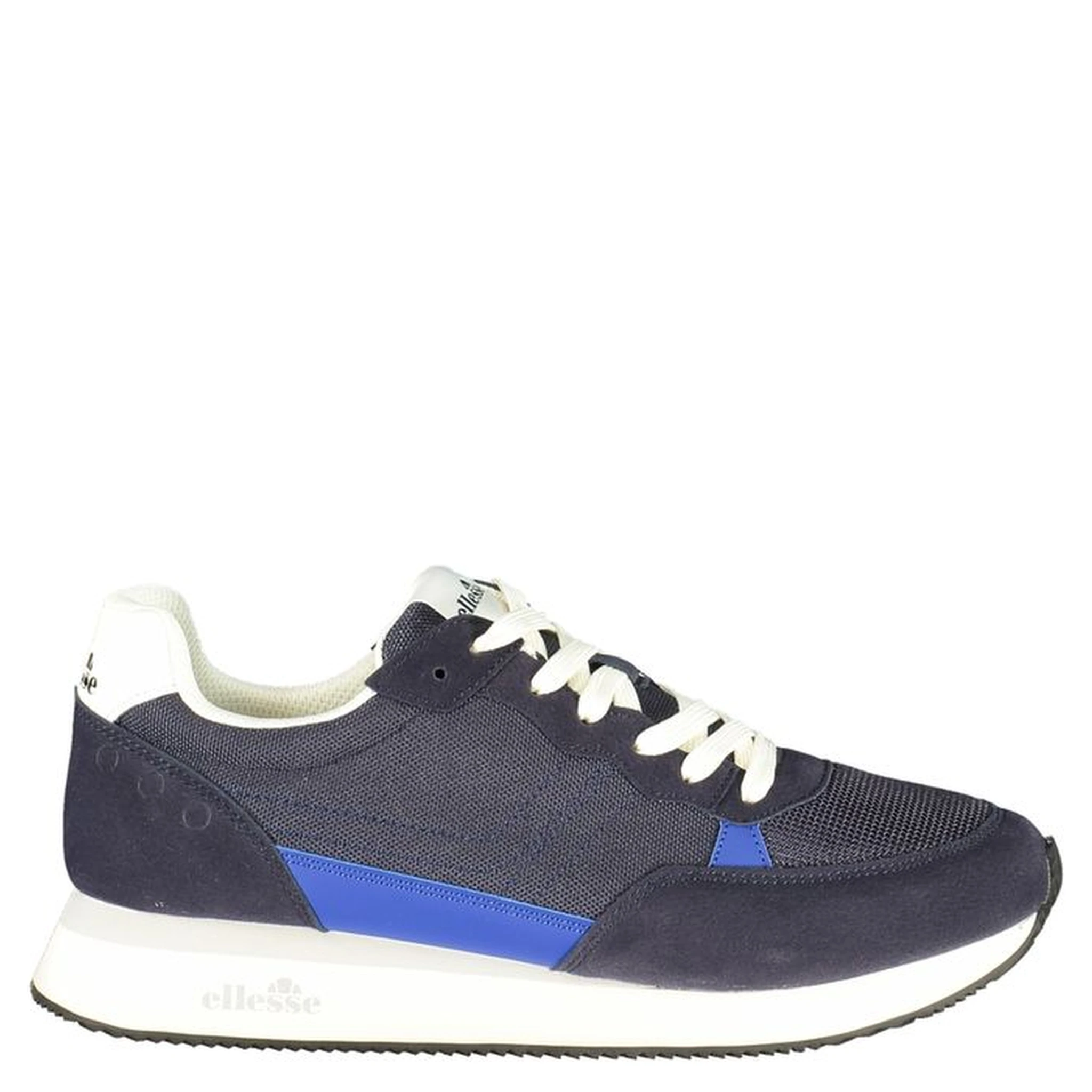Blue Polyurethane Men Sneaker
