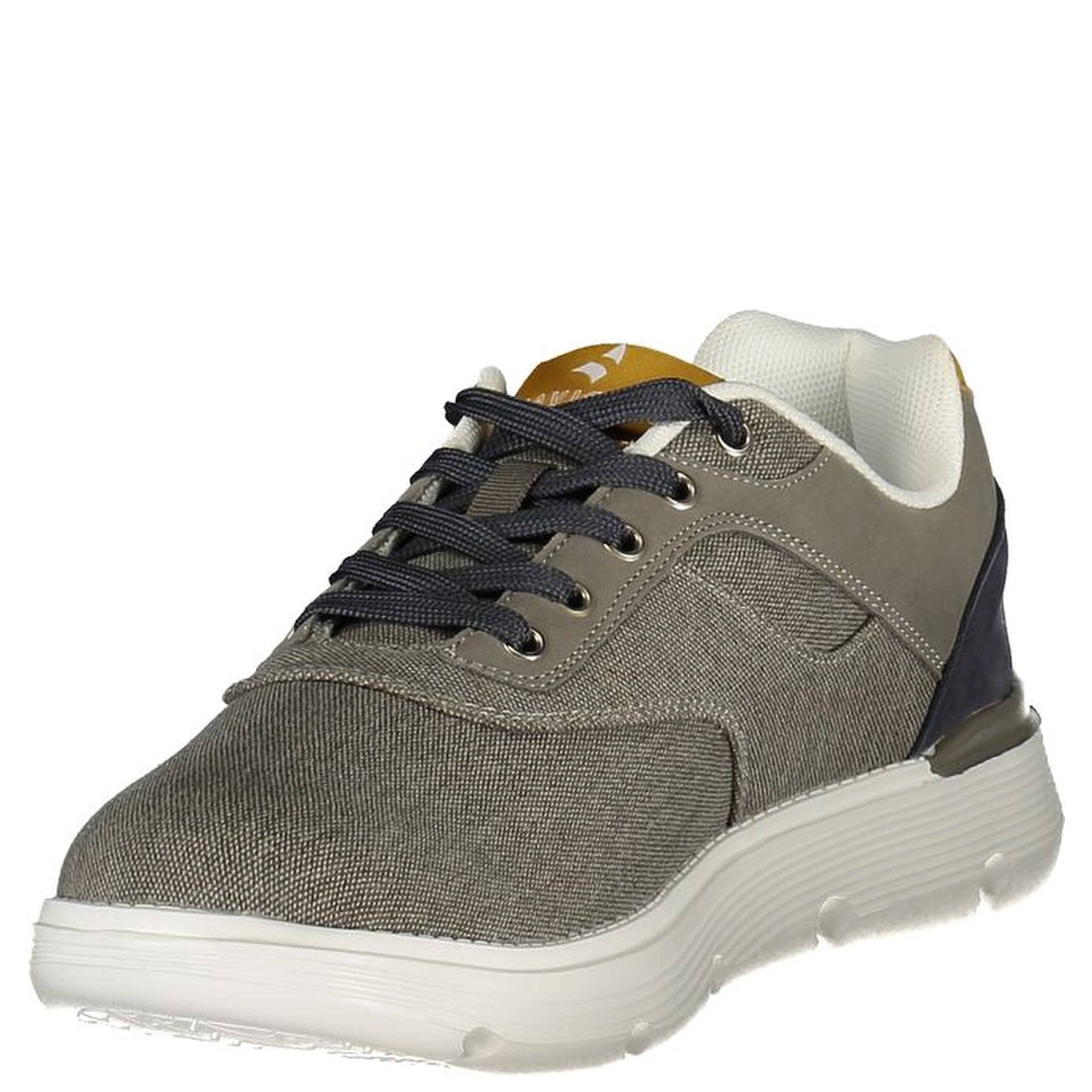 Grigio Poliestere Men Sneaker