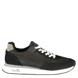 Black Polyester Men Sneaker