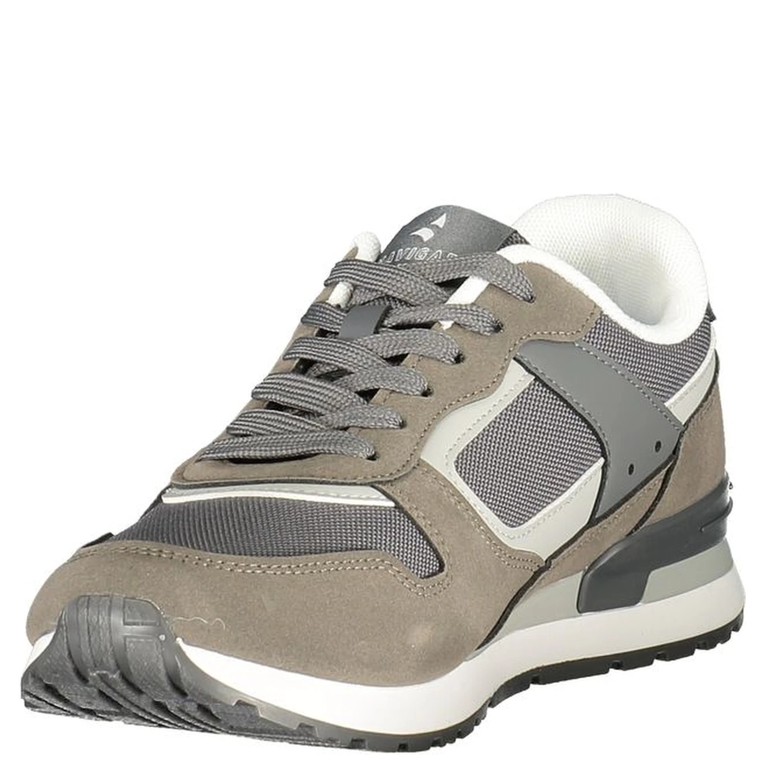 Grigio Polyurethane Men Sneaker
